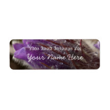 Crocus with Water Beads Return Address Label