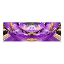 Crocus Wreath ~ profile card Business Card