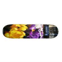 Crocuses Custom Skateboard