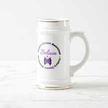 Crohn's Disease Believe Awareness Butterfly Mugs