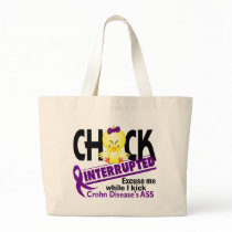 Crohn's Disease Chick Interrupted 2 Canvas Bag