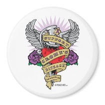 Crohn's Disease Dagger Refrigerator Magnets