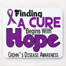 Crohn's Disease HOPE 5 Mouse Pads