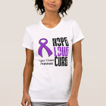 Crohn's Disease Hope Love Cure Ribbon Shirt