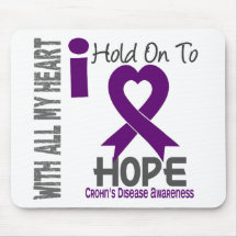 Crohns Disease I Hold On To Hope Mousepads
