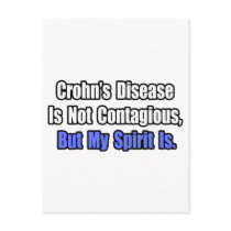 Crohn's Disease In Not Contagious..
