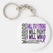 Crohn's Disease Warrior Key Chains