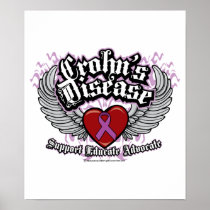 Crohn's Disease Wings Posters