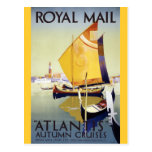 Croisières d'automne de Royal Mail la "Atlantide" Cartes Postales