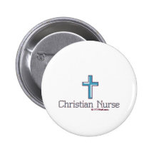 Croix chrétienne 1 d'infirmière pin's