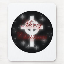 Croix de Noël Tapis De Souris