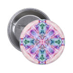Croix du bouton vert de ville pin's avec agrafe