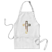 Croix refflets dorés aprons