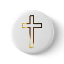 Croix refflets dorés pins