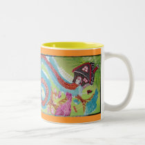 crooked mac-a-roni sidewalk Mug mugs