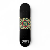 Crooks & Castles Bulls Eye Link (Black) Skate Decks