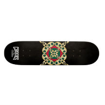 Crooks & Castles Bulls Eye Link (Black) Skate Decks