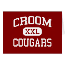 Croom - Cougars - Vocational - Upper Marlboro Greeting Cards