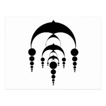 Crop circle 6 (light) postcards