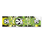 Crop Circle Skull Bumper Stickers