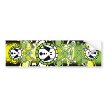 Crop Circle Skull Bumper Stickers