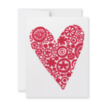 Crop Circles Heart Personalized Announcement