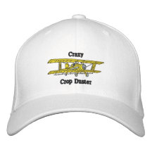 Crop Duster Embroidered Baseball Caps