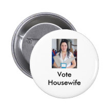 Cropped Izumi, Vote Housewife Pinback Buttons