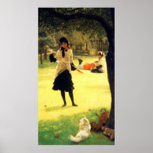 Croquet ~ James Tissot ~ Fine Art Canvas Print