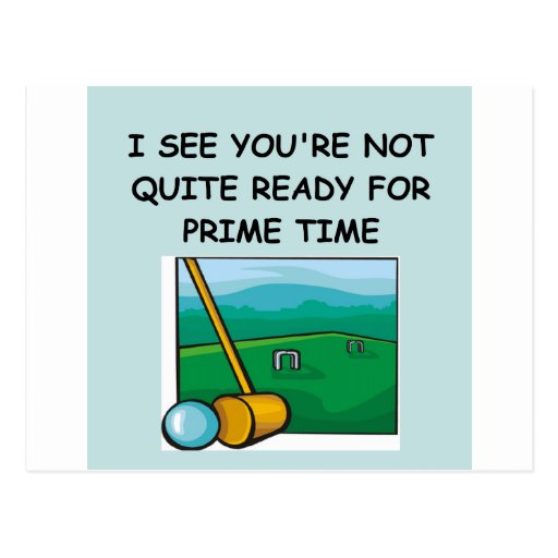 CROQUET.png Postcard