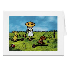 Croquet with Friends Cards