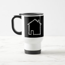 Croquis de Chambre. Gris et noir Tasse À Café