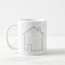 Croquis de Chambre. Gris Mugs À Café