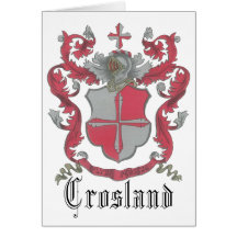 Crosland Coat of Arms Greeting Card