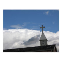 cross and clouds postcards