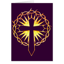 Cross and Crown of Thorns Card