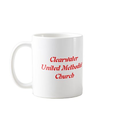 Cross and flame, ClearwaterUnited MethodistChurch Coffee Mug by annehoule