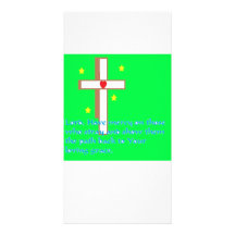 Cross and Grace Prayer Card Photo Card Template
