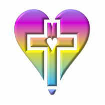 Cross and hearts #5 ( 3-D pastel ) Photo Sculpture