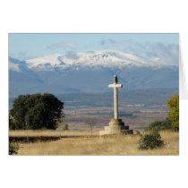 Cross and Mountains Card