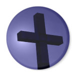 CROSS AND NIGHT SKY FRIDGE MAGNETS