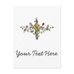 Cross and Vines Postcard