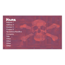 Cross Bones Business/Profile Card Business Cards