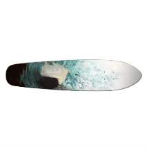 Cross Border (white) Custom Skateboard