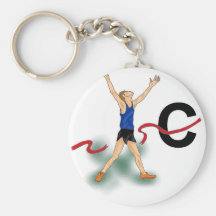 Cross Country Boy Keychains