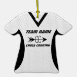 Cross Country Jersey with Photo Christmas Ornament