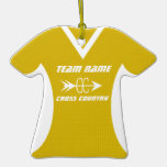 Cross Country Jersey with Photo Christmas Tree Ornament