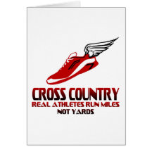 Cross Country Running Cards