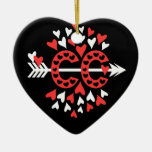Cross Country Running Love Christmas Tree Ornaments