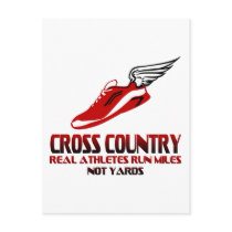 Cross Country Running Post Card